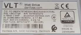 Danfoss FC-280 0.75kW 337402G272