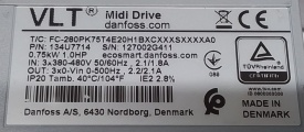 Danfoss FC-280 0.75kW 127002G411