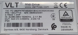 Danfoss FC-280 0.75kW 090502G091
