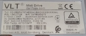 Danfoss FC-280 0.75kW 337802G272