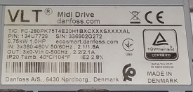 Danfoss FC-280 0.75kW 336902G272