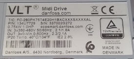 Danfoss FC-280 0.75kW 337002G272