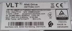 Danfoss FC-280 1.1kW 058802G291