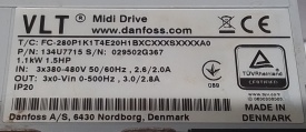 Danfoss FC-280 1.1kW 029502G367