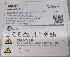 Danfoss FC-302 4.0kW 278326G213