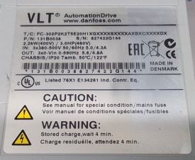 Danfoss FC-302 2.2kW 827422G144