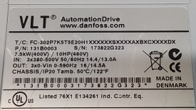 Danfoss FC-302 7.5kW 173822G323