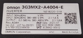 Omron MX2 0.4kW 16913322088762
