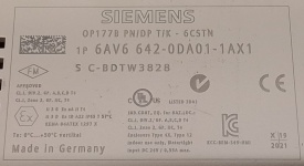 Siemens OP177B C-BDTW3828