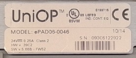 UniOP ePad06 09305122922