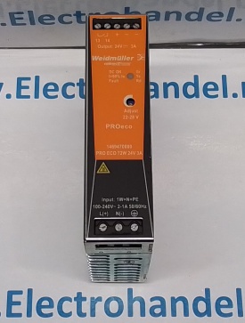 Weidmuller PROeco 72W 24V 3A (Let op! ook DC -> DC)