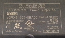 Siemens 3RX9502-0BA00 AS-i PSU 5A