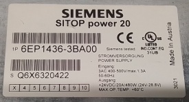 Siemens Sitop power 20 6EP1436-3BA00 20A