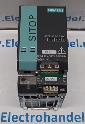 Siemens Sitop modular 5A 1/2ph 6EP1333-3BA00