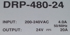 Mean Well DRP-480-24 20A