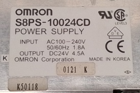 Omron S8PS-10024CD 4,5A