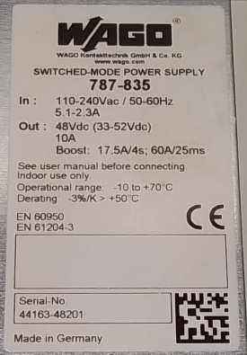 WAGO Epistron 787-835 10A