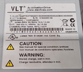 Danfoss FC-302 7.5kW 016222G148