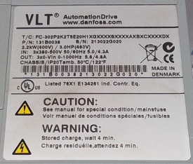 Danfoss FC-302 2.2kW 213022G020