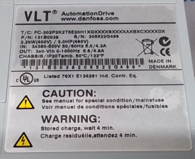 Danfoss FC-302 2.2kW 205522G499