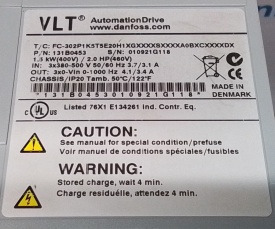 Danfoss FC-302 1.5kW 010921G118