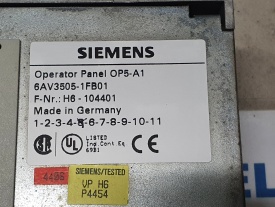 Siemens Coros OP5-A1  6AV3505-1FB01 H6-104401