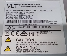 Danfoss FC-302 0.55kW 020825G018