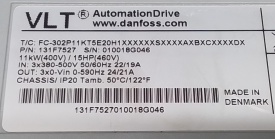 Danfoss FC-302 11kW 010018G046