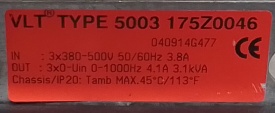 Danfoss VLT 5003 1.5kW 040914G477