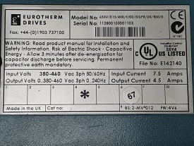 Eurotherm 650V 1.5 Kw 112800103001103