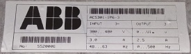 ABB ACS 300 0.75kW 5520006