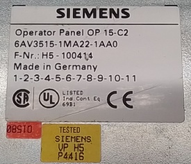 Siemens Coros OP15-C2 H5-100414