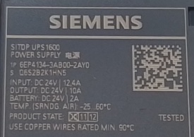 Siemens Sitop UPS1600 6EP4134-3AB00-2AY0