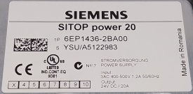 Siemens Sitop Power 20 6EP1436-2BA00 20A