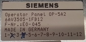 Siemens Coros OP-5A2 6AV3505-1FB12 E0-045