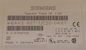 Siemens Simatic OP7-DP 6AV3607-1JC20-0AX1 C-S7N41126