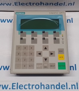 Siemens Simatic OP7-DP 6AV3607-1JC20-0AX1 C-S7N41126