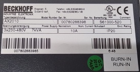 Beckhoff AX2010 S6100-520