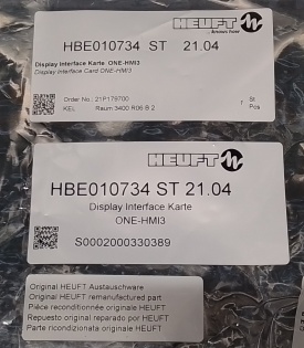 Heuft HBE010735 Multi I/O Card ONE-MIO-PF