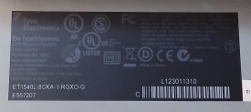 Tyco ET1540L L123011310