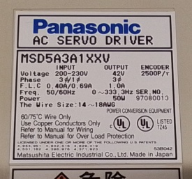 Panasonic MSD5A3A1XXV