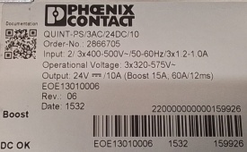 Phoenix Contact 2866705 Quint-PS/3AC/24DC/10 10A 10x