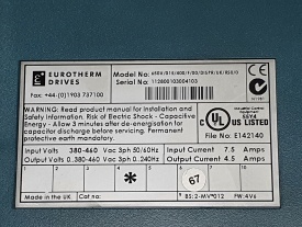 Eurotherm 650V 1.5 Kw 112800103004103