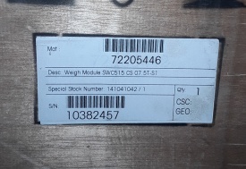 Weigh Module Mettler Toledo SWC515 CS 07.5T-S1