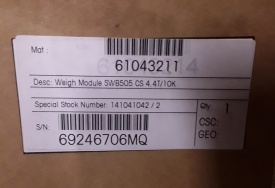 Weigh Module Mettler Toledo SWB505 CS 4.4T/10K 
