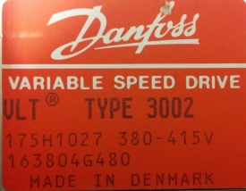 Danfoss VLT 3002  1.1 kw  163804G480
