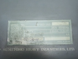 Sumitomo AF 503  1.5 kw  92124-H