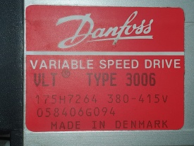 Danfoss VLT 3006  4 kw  058406G094 
