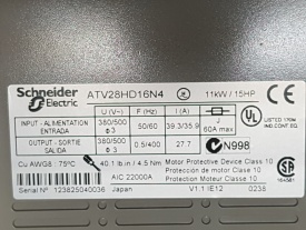 Telemecanique ATV 28  11kw  123825040036