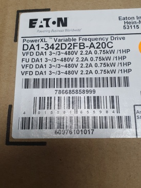 Eaton DA1 Power XL 0.75 kw 60976101017 